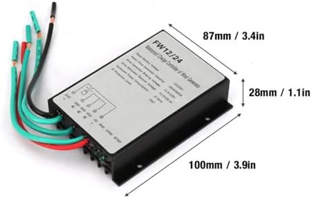 48V Wind Turbine Controller, 12V/24V Regulator for 300W-3000W Wind Turbine Generator, Battery Charging Management System, High Efficiency, Durable Energy Solution