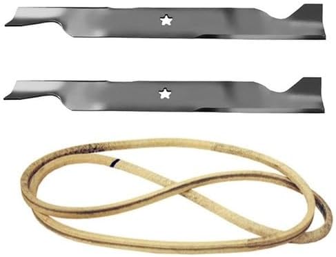 #US Replace Parts Deck Blades Belt Combo Kit for Craftsman 46' 405380 405143 403107 (AikePart1125-3850)