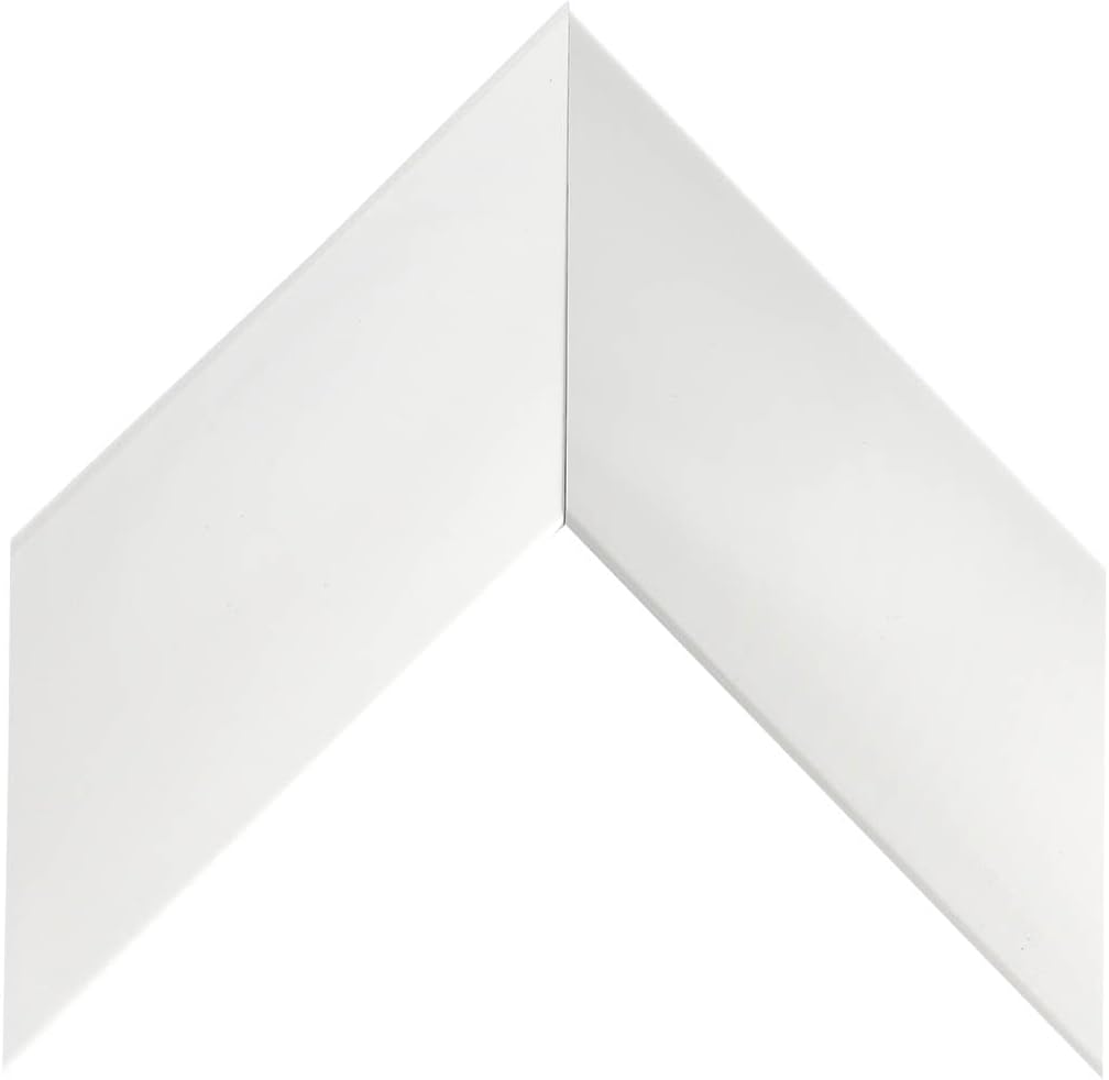 Gloss White 85' Premiere Deco TV Frame - Compatible ONLY with Samsung The Frame TV and Pro TVs (Fits 2021-2026, LS03A, LS03B,LS03C,LS03D,LS03FA,LS03FW)