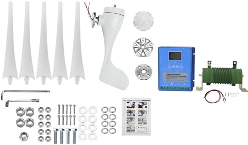 3000W Wind Turbine Generator Kit - 12V/24V/48V with Wind Controller for Home Backup, Off-Grid Cabin, Street Lighting & Solar Hybrid Systems - Renewable Energy Solution