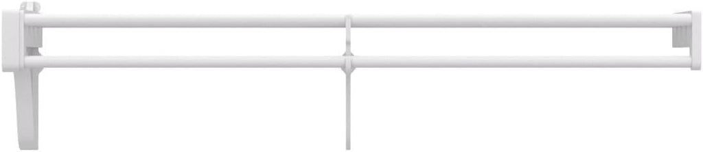 EZ Shelf Expandable Laundry Room Shelving Kit, Wall Mount, White