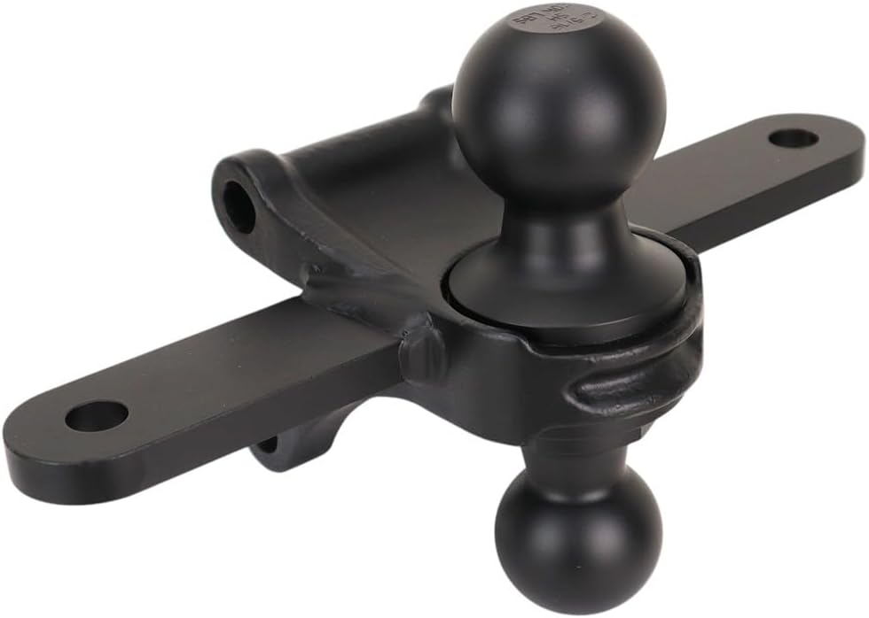 Shocker Air Hitch Sway Control Towing Kit - Fits 2-1/2' Hitch - Black Combo 2' & 2-5/16' Balls - 2 Sway Bar Kits - 14,000 lbs
