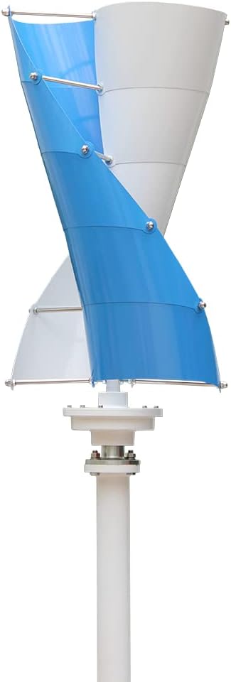 Wind Turbine Generator, 3000W Wind Tubine Generator Vertical Turbine Alternative Free Energy Windmill 24V 48V MPPT Controller Wind System,Generator Motor(Wind Turbine only,48V)