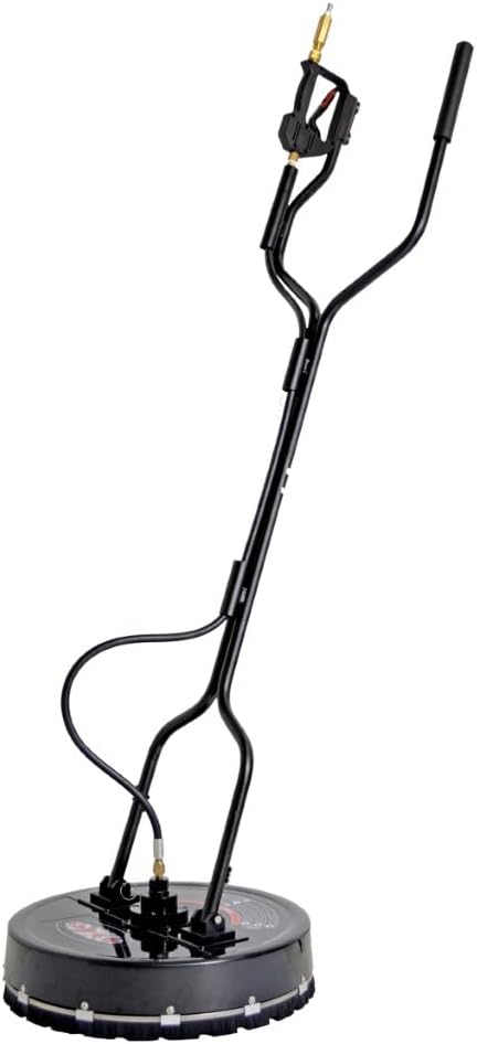 Simpson Cleaning 80182 Universal 20' Industrial Pressure Washer Surface Cleaner for Hot and Cold Water Machines, 3/8' Quick Connection, Recommended min 3450 PSI up to max of 4500 PSI, Black