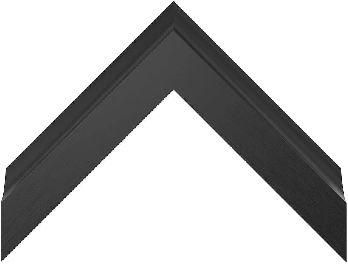 Anodized Black Scoop 43' Alloy Deco TV Frame - Compatible ONLY with Samsung The Frame TVs (Fits 2021-2026, LS03A, LS03B, LS03C, LS03D, LS03FA)