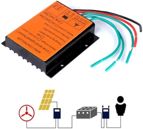 3000W-4800W Waterproof Wind Turbine Controller for 12V/24V/48V Systems, Solar Panels Hybrid PWM Charge Regulator, Efficient Power Management for Renewable Energy Solutions