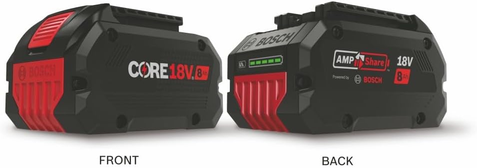 Bosch GXS18V-16N14 18V Starter Kit with (1) CORE18V® 8 Ah High Power Battery and (1) 18V 16 Amp Battery Turbo Charger