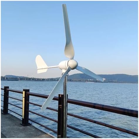 3000W Wind Turbine Generator Kit - Low Noise Horizontal 12V/24V/48V Wind Power for Hybrid Solar Systems - Industrial Energy with LCD Hybrid Control