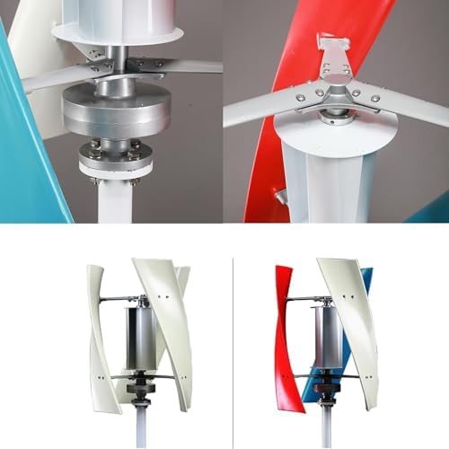 3000W 5000W Wind Turbine Generator Kit - 12V/24V/48V Vertical 3-Blade PM Generator for Hybrid Wind & Solar Power Systems, Eco-Friendly Renewable Energy Solution