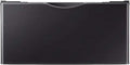 SAMSUNG 27-Inch Washer Dryer Pedestal Stand w/ Pull Out Laundry Storage Drawer, Stainless Steel, WE402NV/A3, Brushed Black