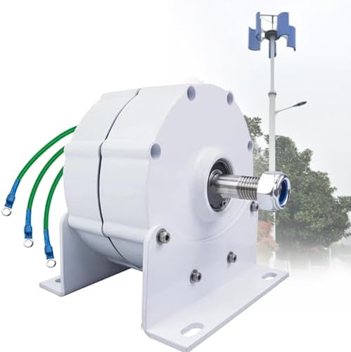 3000W Vertical Wind Turbine Generator Kit with PMG Controller - 12V Renewable Energy Solution for Off-Grid Wind-Solar Hybrid Systems, Efficient Power Generation