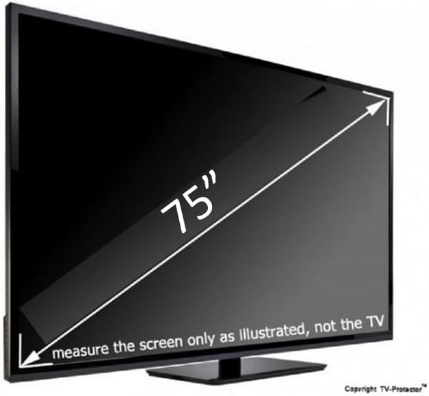 75 inch TV-ProtectorTM TV Screen Protector for LCD, LED, OLED and QLED 4K HDTV