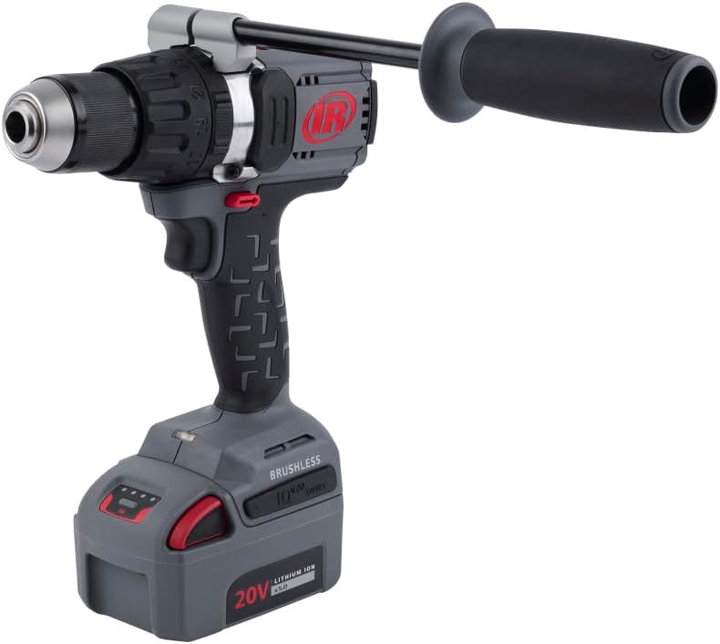Ingersoll Rand IQV20-2DWDXS 20V Cordless Combo Tool Kit, D5241 1/2' Hammer Drill, W7153 DXS Impact Wrench