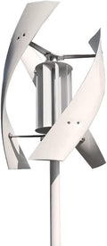 Wind Turbine Generator, 3000W 24V 48V Vertical Wind Turbine Generator for Home Free Energy Wind Power Windmill Permanent Maglev with MPPT Controller,Generator Motor(with Controller,24V_3000W)