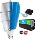 3000W Wind Turbine Generator with Controller & Power Inverter, Low-Noise 2-Blade Windmill for 12V/24V/48V/220V, Ideal for Off-Grid & Mountainous Areas