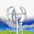 3000W/4000W/5000W Wind Turbine Generator, 12V/24V/48V Vertical Axis Wind Motor with Controller for Hybrid Wind & Solar Systems, Ideal for Gardens & Boats