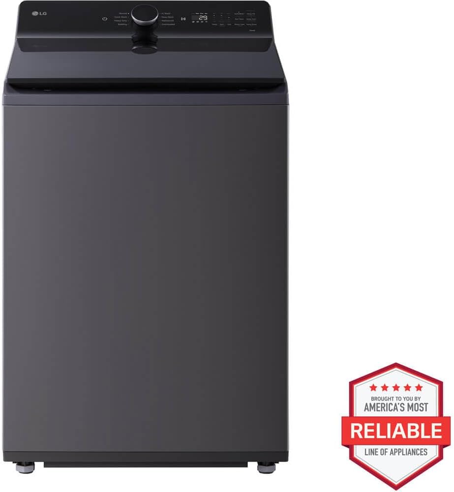 LG WT8400CB 5.5 Cu. Ft. Mega Capacity Top Load Washer w/EasyUnload - Matte Black