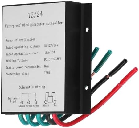 48V Wind Turbine Controller, 12V/24V Regulator for 300W-3000W Wind Turbine Generator, Battery Charging Management System, High Efficiency, Durable Energy Solution