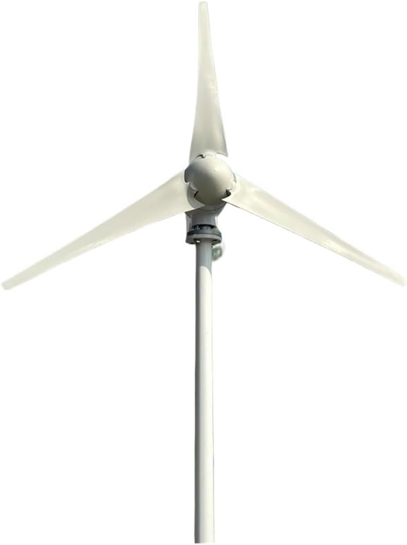 Wind Turbine Generator Kit, 3000w 3/5 Blades Free Energy HIGH Efficient 12v 24v Wind Turbine Nerator for House Supply for Hybrid Solar Wind System(24V,3000W 3blades)
