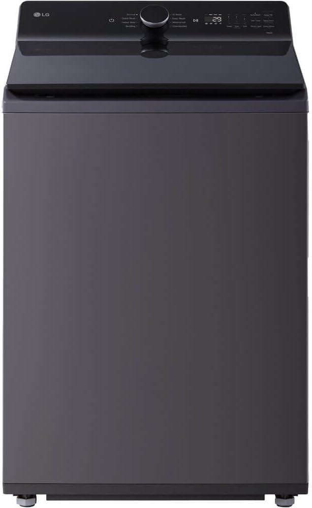LG WT8400CB 5.5 Cu. Ft. Mega Capacity Top Load Washer w/EasyUnload - Matte Black