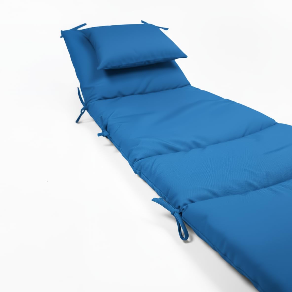 Weatherproof Replacement Cushion Pad and Umbrella for Hanging Lounge Chair Outdoor Chaise Hanging Hammock Chair - Long-Lasting, Fade-Resistant, Quick-Dry, Outdoor Lounge Replacement Set (Blue)