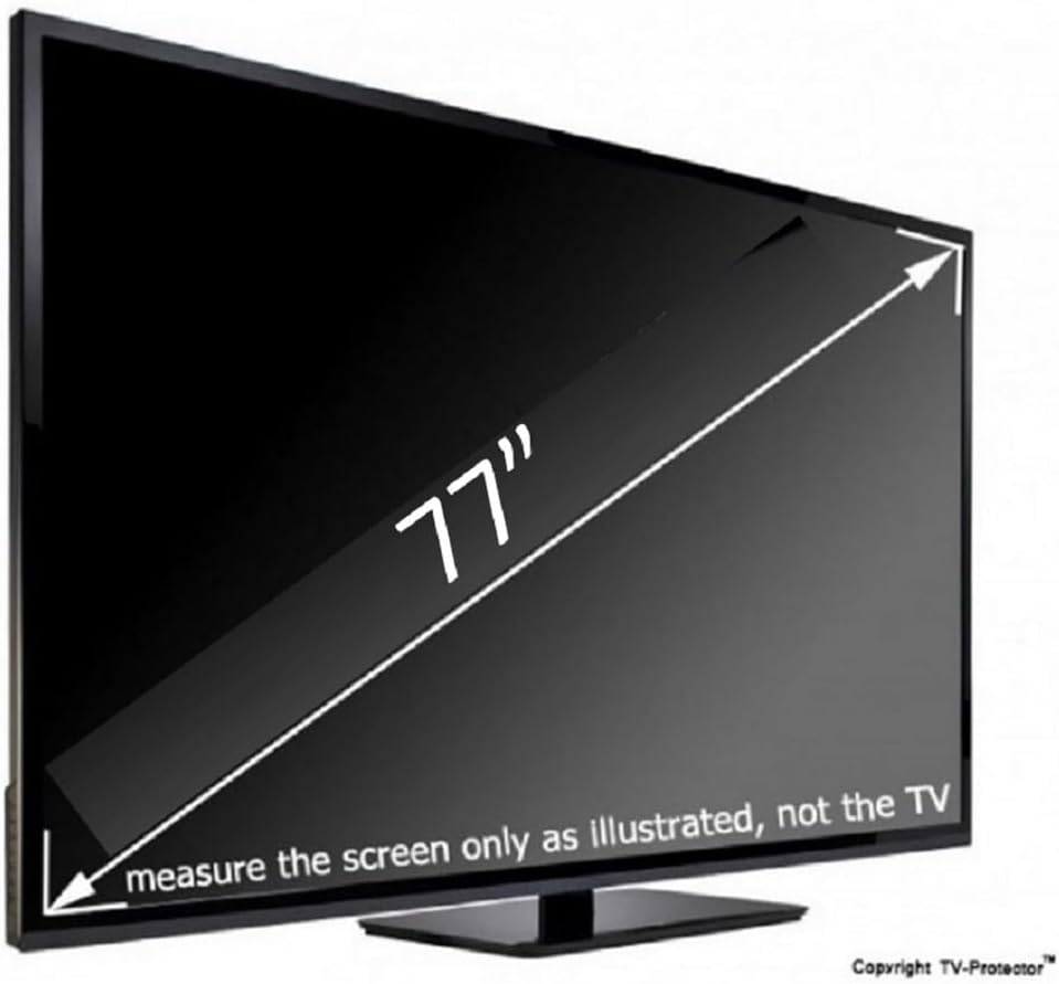 77 inch TV-ProtectorTM TV Screen Protector for LCD, LED, OLED and QLED 4K HDTV