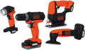 BLACK+DECKER GoPAK 12V MAX* Cordless Drill 4-Tool Combo Kit (BDCK502C1)