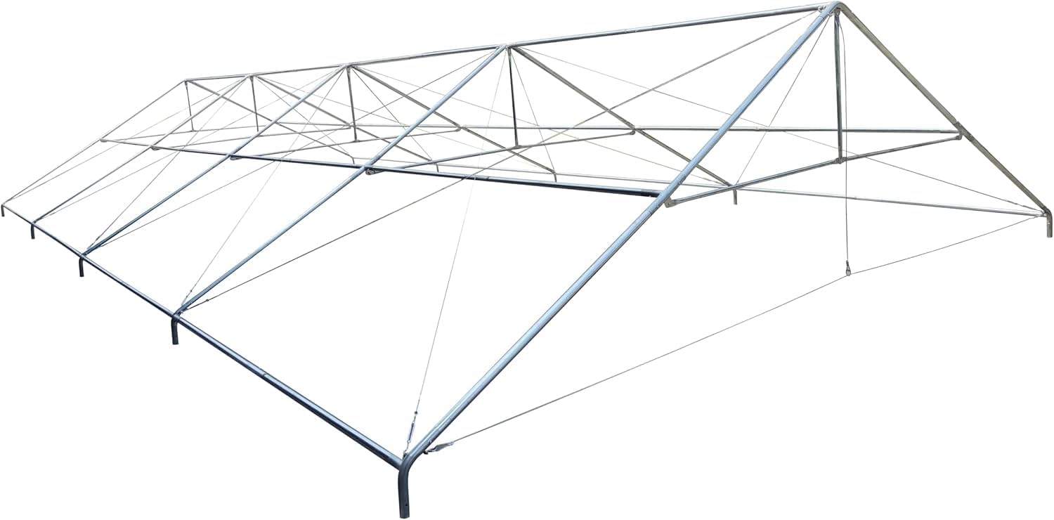 DELTA 40'x20' PE Marquee Party Tent, Tents for Parties, Large Wedding Tent, Carpas para Fiestas,Heavy Duty Canopy, Outdoor Event with Waterproof Top + 5 Storage Bags