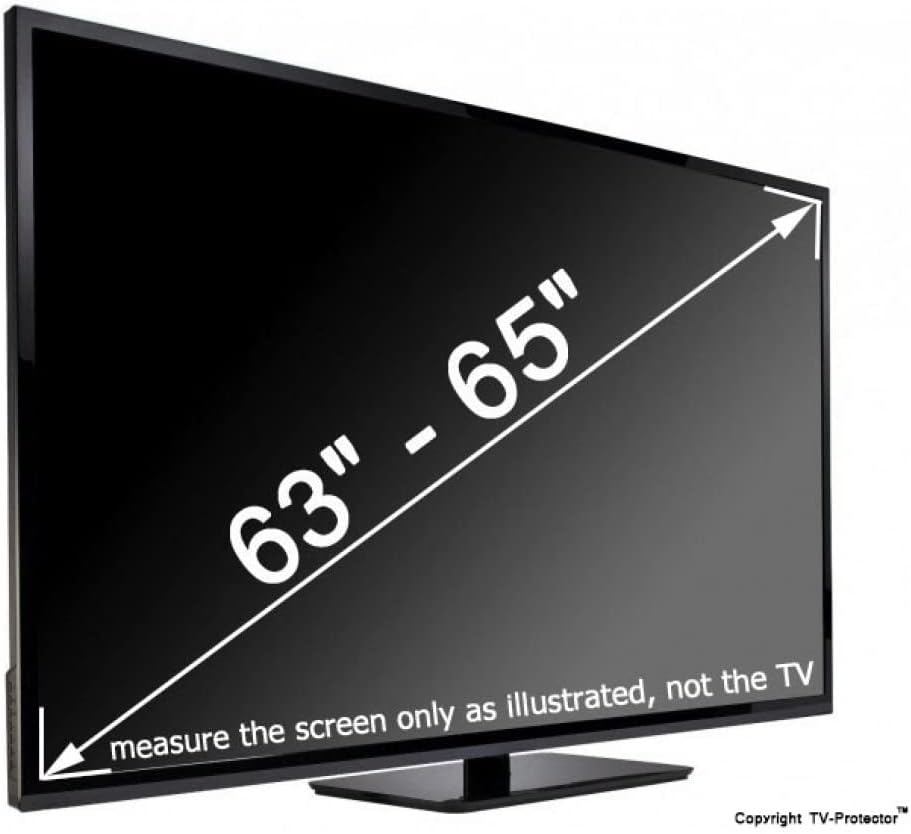 63-65 inch TV-ProtectorTM TV Screen Protector for LCD, LED, OLED and QLED 4K HDTV