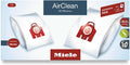 Miele Genuine FJM HyClean Air Vacuum Cleaner Bags for Miele Compact C1 & Compact C2 Vacuum Cleaners, Performance Pack of 16 Dust Bags and 1 HEPA Filter