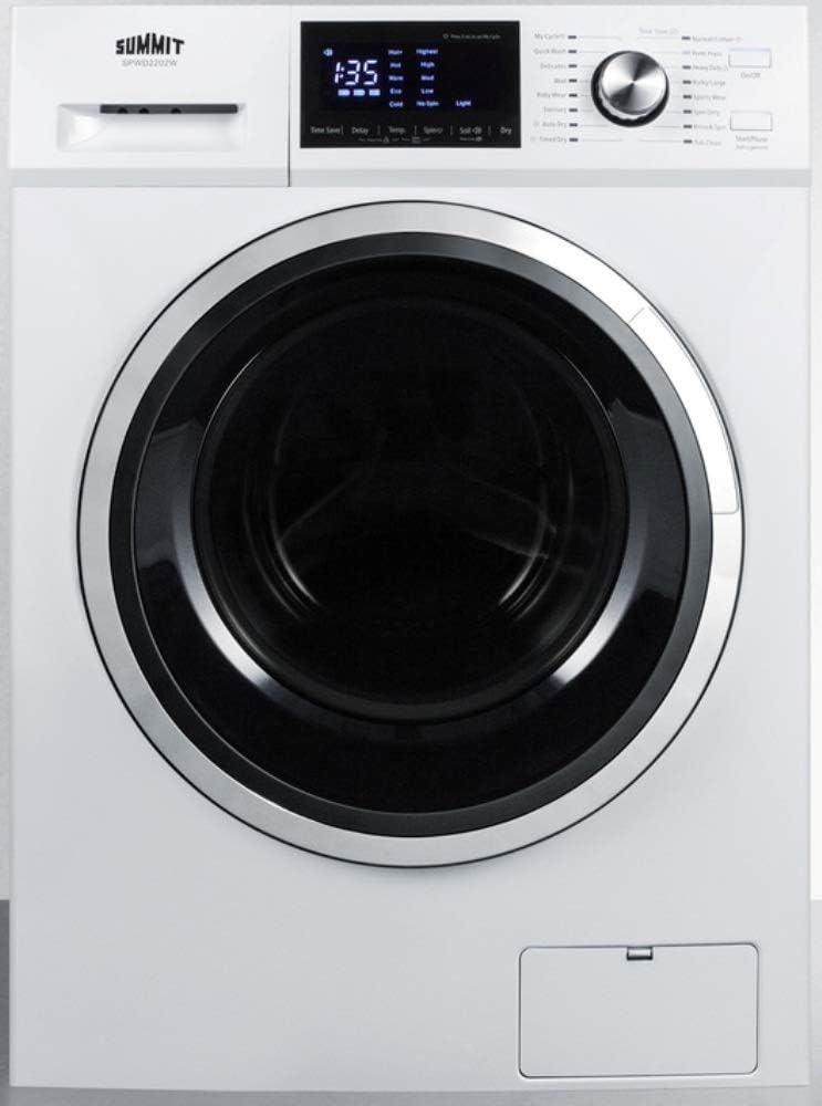 2.7 CU. FT. All-in-ONE Washer and Electric VENTLESS Dryer in White