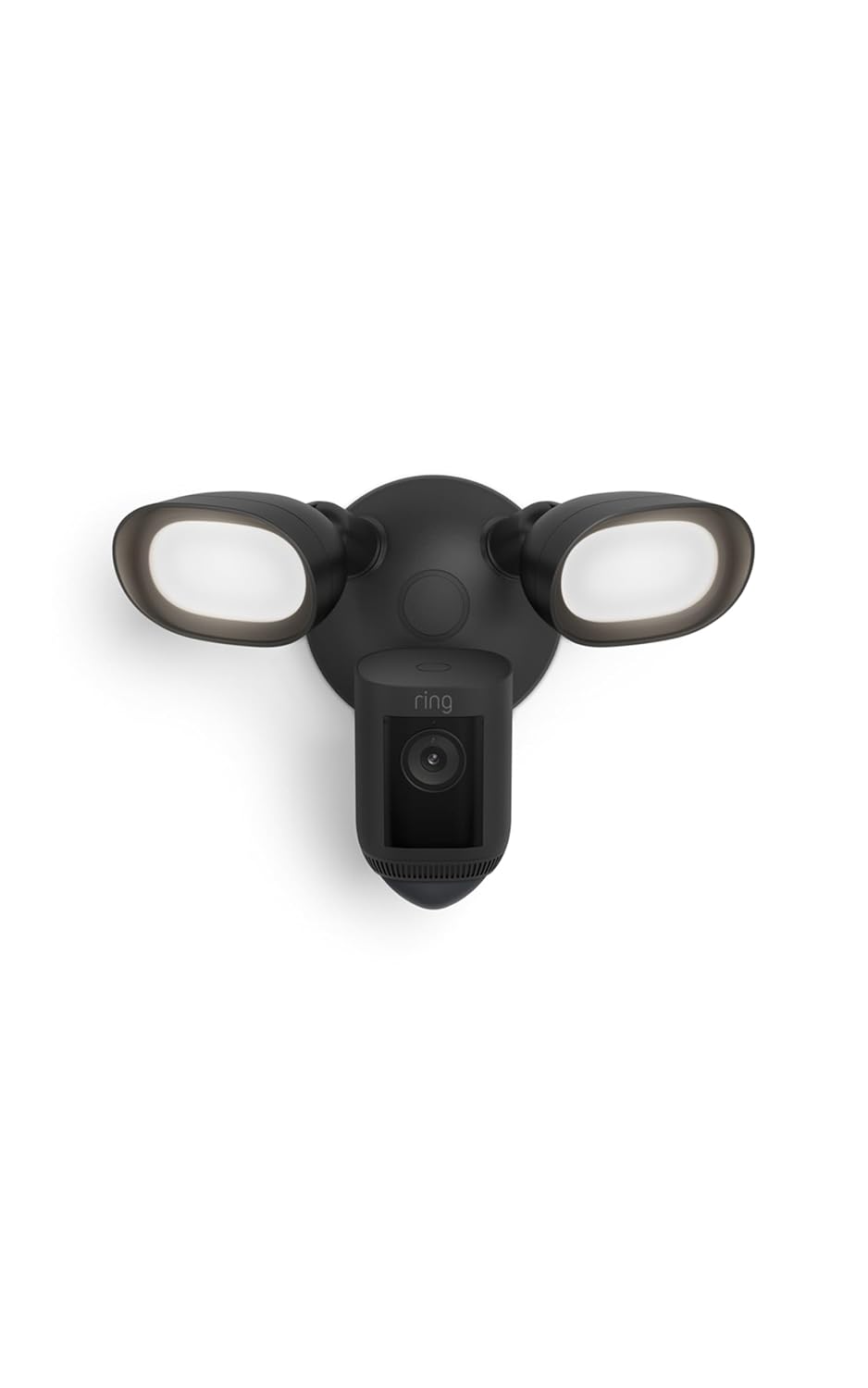 Ring Floodlight Cam Wired Pro, Home or business security, Retinal 2K Video, Color Night Vision and Two-Way Talk with Audio+, Black