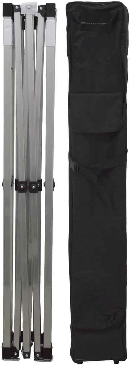 Impact 10' x 10' Pop Up Canopy Tent, Instant Shelter, Lightweight Aluminum Frame, UV Coated, Includes Rollerbag, Red