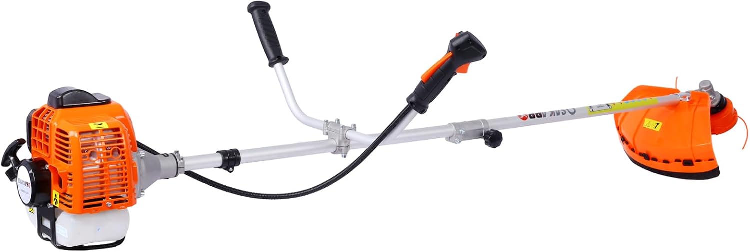 52cc 2-Cycle Gas Multi-Trimmer | 3-in-1 String Trimmer w/Rotatable Pole Saw, Weed Eater Weed Wacker, Brush Cutter & Hedge Trimmer Gas for Lawn, Yard, Garden Care, All-in-one Garden Tool