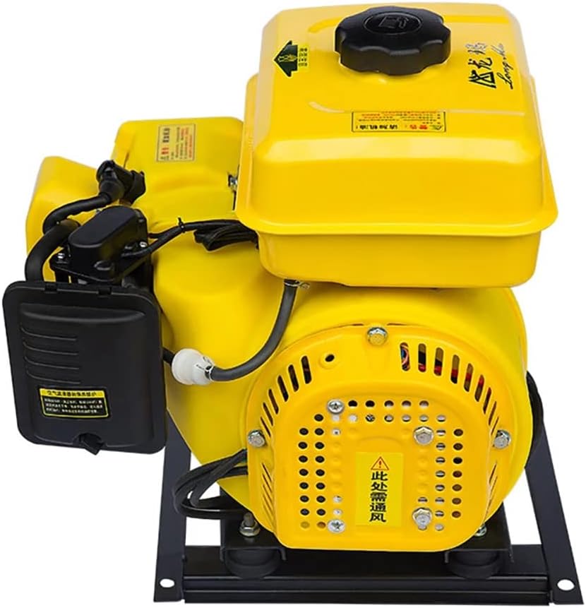 5KW Electric Vehicle Gasoline Generator Range Extender Electric Start Automatic Frequency Conversion Tricycle Generator (72V, Integrated Tank)
