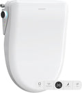 Tadashi Bidet Toilet Seat Elongated, Heated Toilet Seat, Instant Warm Water & Dryer, Feminine & Rear Wash, Self-Clean Nozzle, Slow Close Lid, Child/ECO/Silent Mode