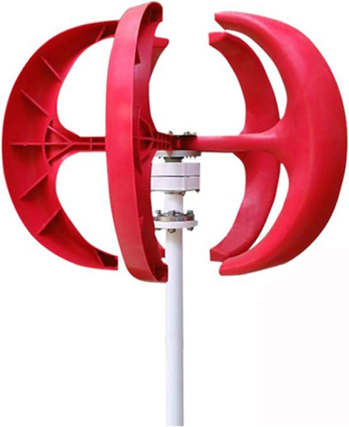 Wind Turbine Generator, 3000W Small Vertical Axis Wind Turbine Generator 3KW 12V 24V 48V with MPPT Low Noise Windmill for Home Farm Wind System,Generator Motor(White with Control,12V)
