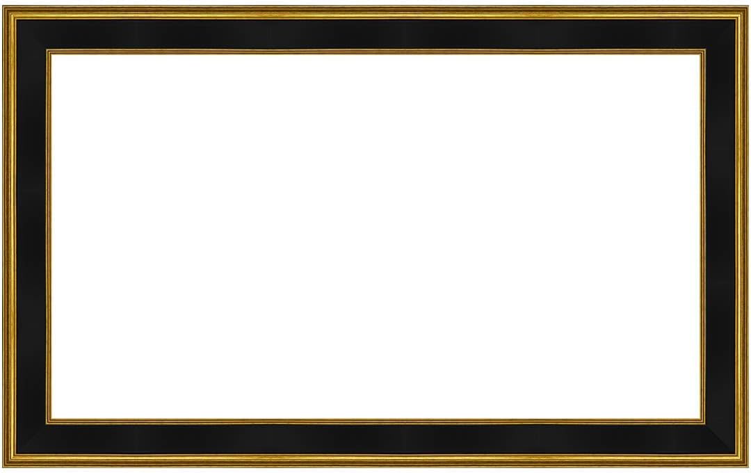 Antique Gold & Black 55' Premiere Deco TV Frame - Compatible ONLY with Samsung The Frame TVs (Fits 2021-2026, LS03A, LS03B, LS03C, LS03D, LS03FA)