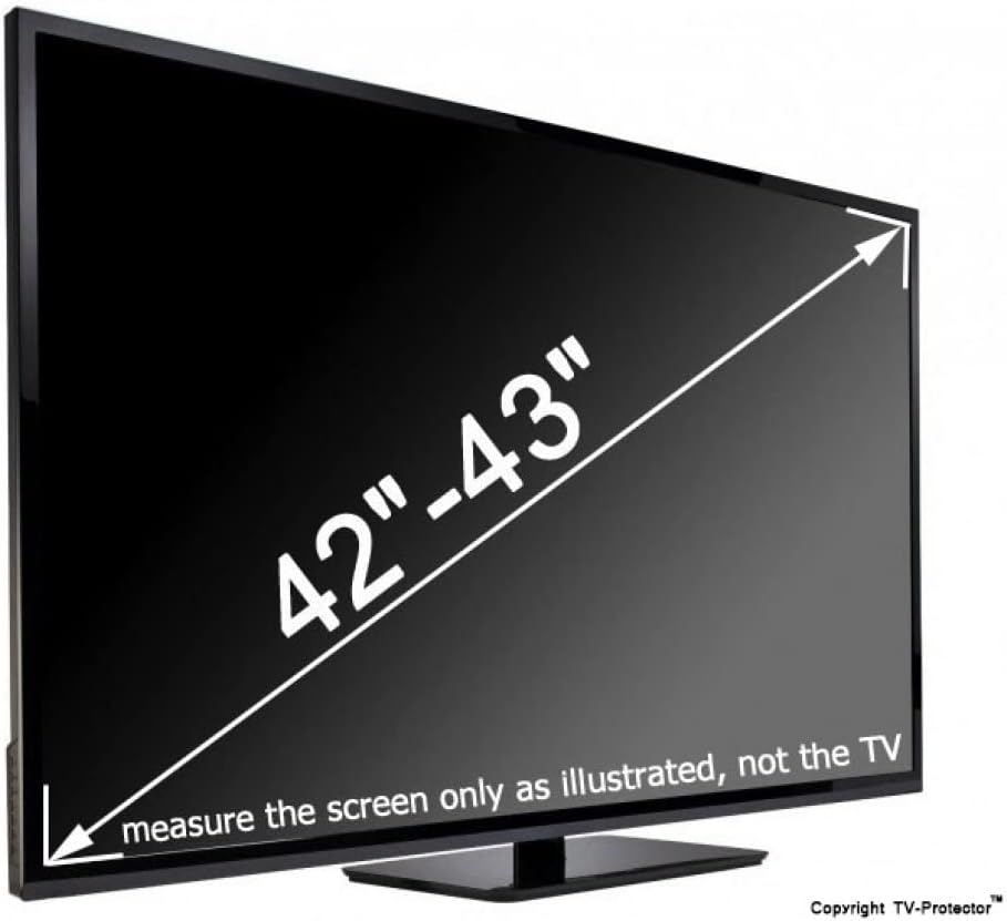 42-43 inch TV-ProtectorTM TV Screen Protector for LCD, LED, OLED and QLED 4K HDTV