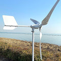 3000W 3KW Wind Turbine Generator Kit 24V - 3 Blades & MPPT Charge Controller for Efficient Hybrid Solar-Wind Energy Systems, Renewable Energy Solution, Eco-Friendly Power Generation