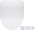 SmartBidet® SB-1200 Luxury Advanced Electric Smart Bidet Round White Toilet Seat with Remote control, Endless Warm Water with LED Night Light, Slim Profile