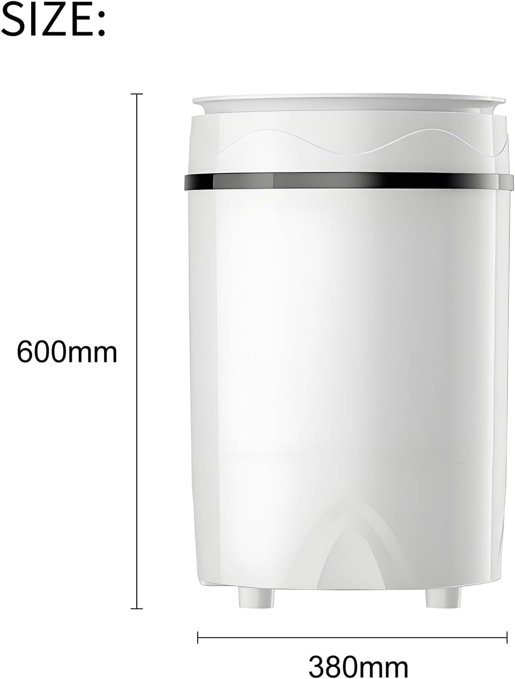 Shoes Washing Machine,Semi Automatic Portable Mini Washing Machine,Washing Shoes/Clothes & Socks and Spin-Dry,PA Soft Bristles Deep Cleaning,Compact Lightweight,Avoid Cold Water