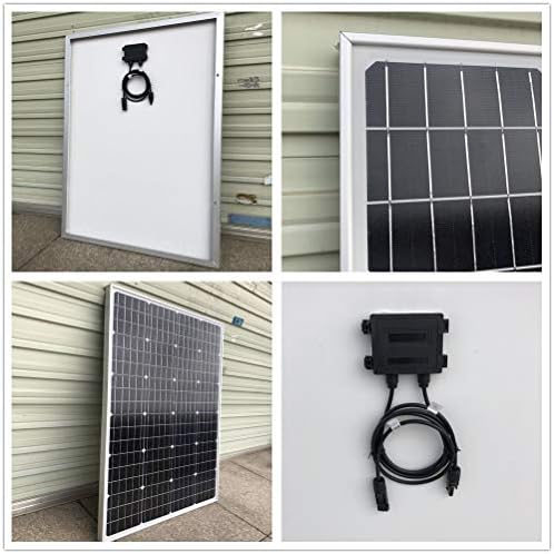 1000W Solar Panel Kit with 400W Wind Turbine Generator + 5pcs 120W Mono Solar Panel + 3000W 12V to 120V Power Inverter + Hybrid Charge Controller for 12V Battery Charge