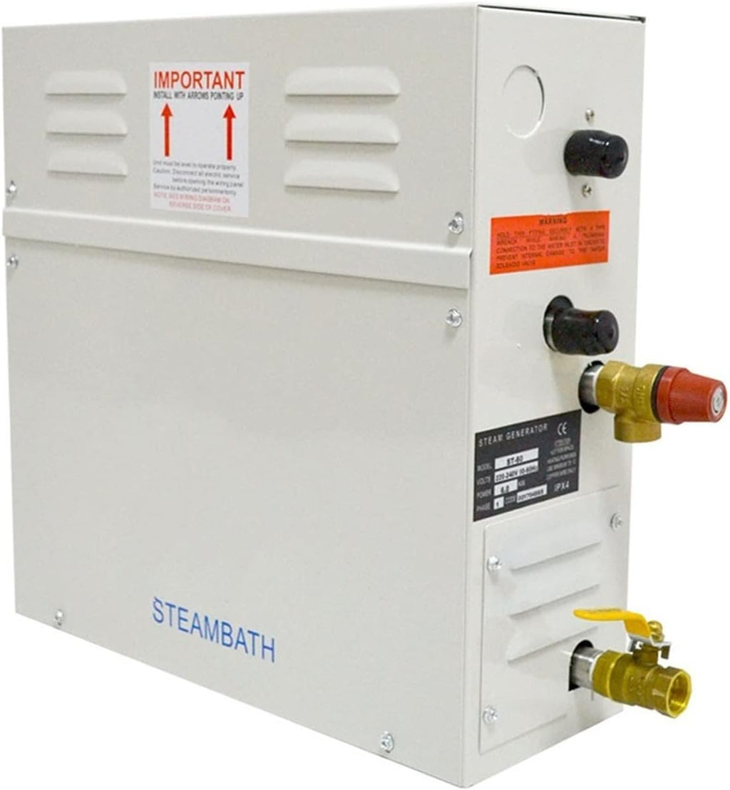 Steam Shower Generator Kit 6KW Home Use Steam Machine Steam Generator Sauna Dry Stream Furnace Wet Steam Steamer Digital Controller Detox
