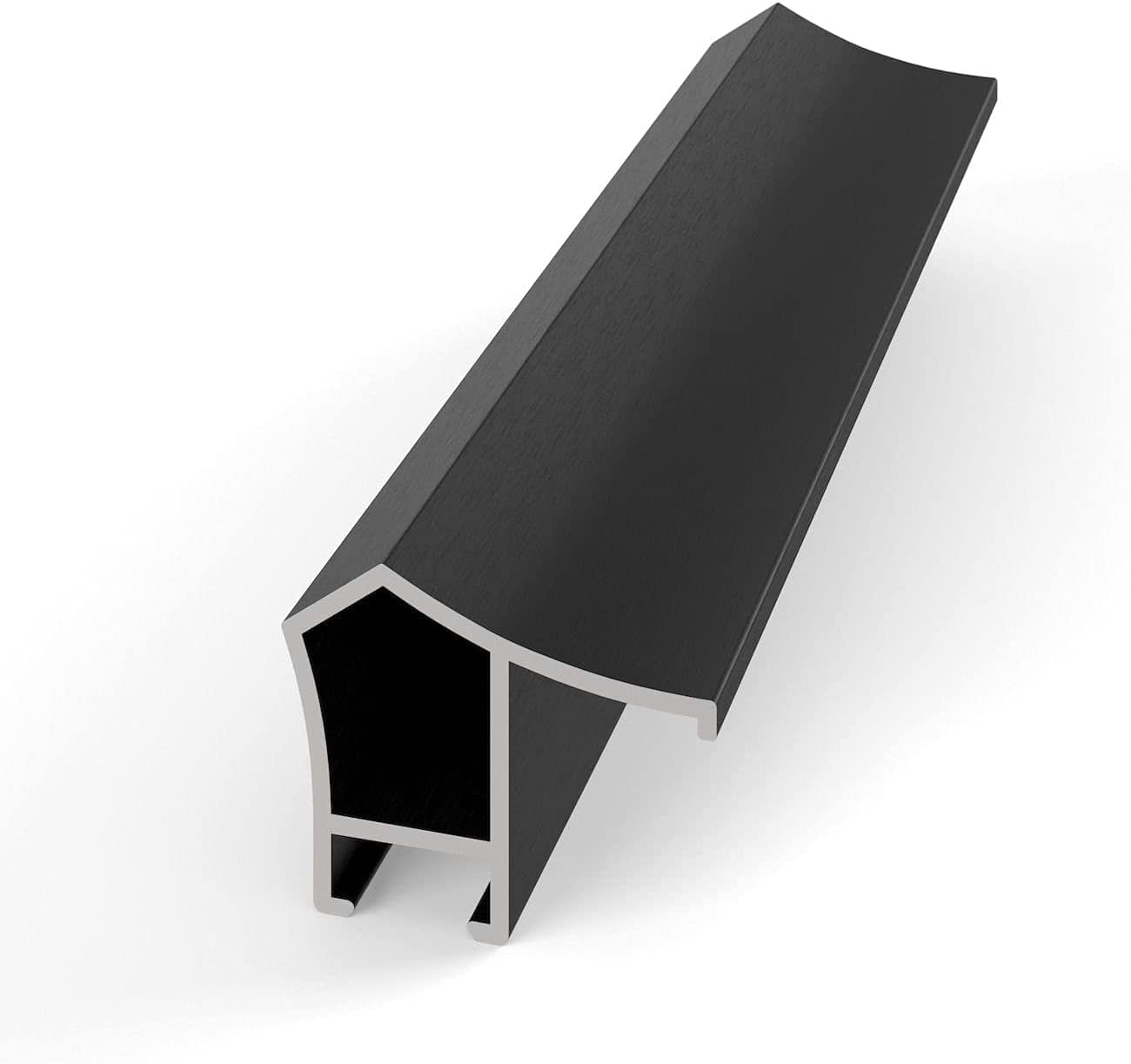Anodized Black Scoop 32' Alloy Deco TV Frame - Compatible ONLY with Samsung The Frame TVs (Fits 2021-2026, LS03A, LS03B, LS03C, LS03D, LS03FA)