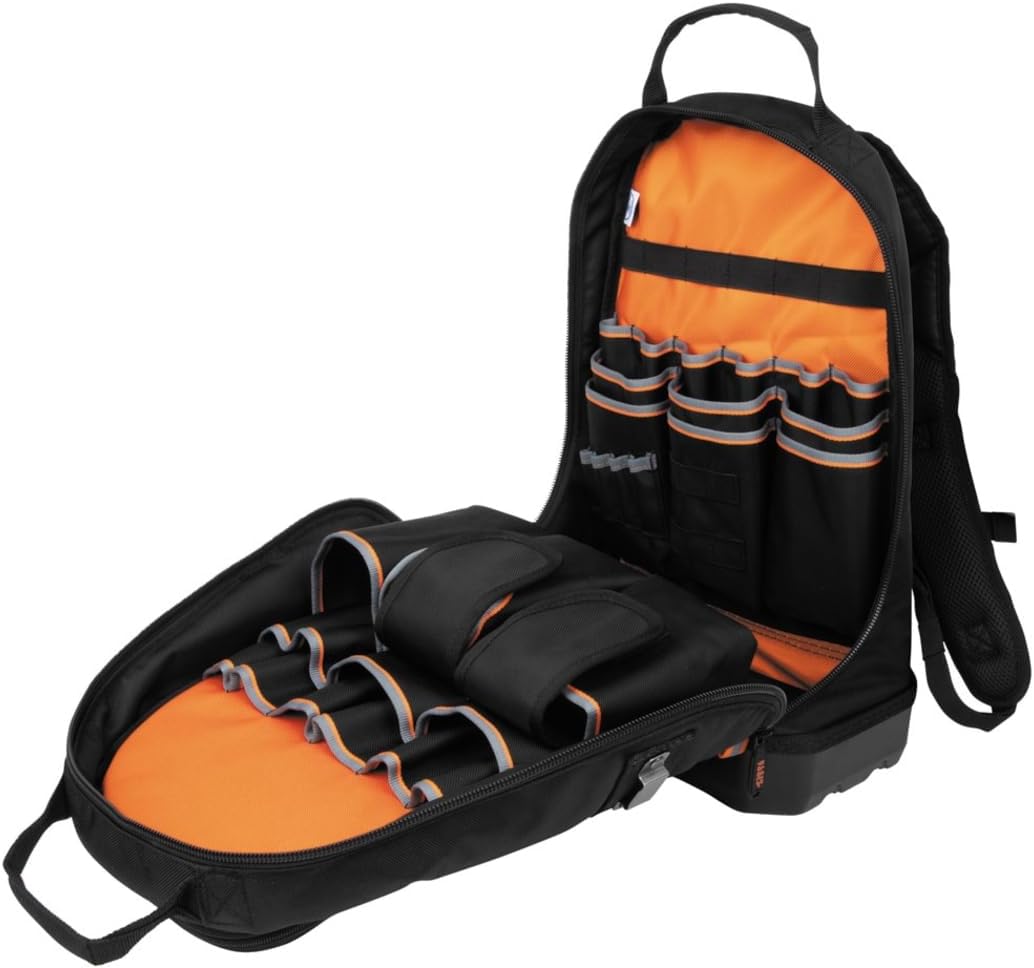 Klein Tools 80028 Hand Tools Kit includes Pliers, Screwdrivers, Nut Drivers, Backpack, and More Jobsite Tools, 28-Piece