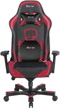 Clutch Chairz Throttle Series Pewdiepie Edition Gaming Chair - Premium Ergonomic Design, Lumbar and Head Support Pillows - Black/Red