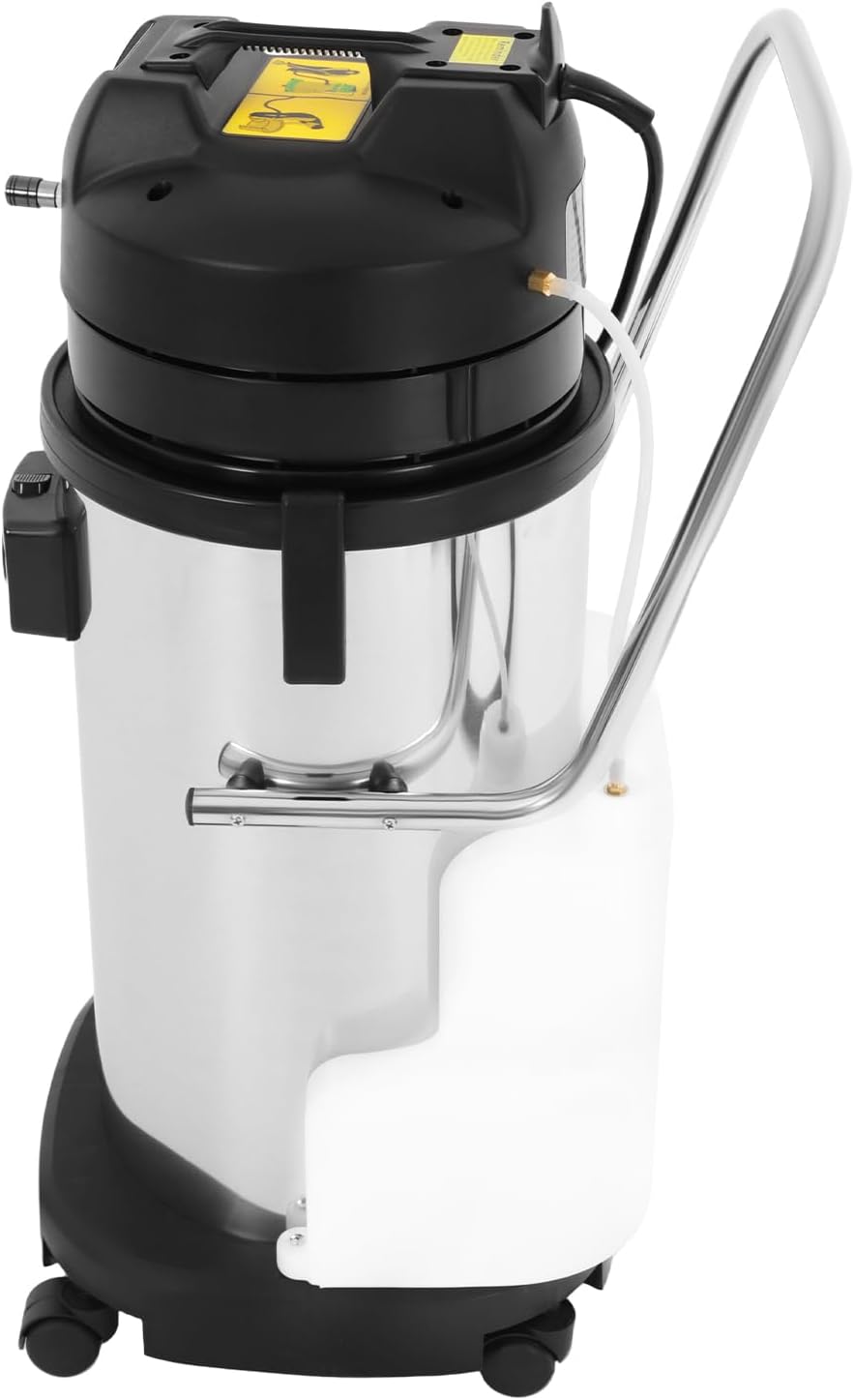 Commercial Carpet Cleaner 1000W 110V 53L/14Gal 3-in-1 Professional Carpet Spraying Floor Brush Cleaner Extractor Vacuum Washing Machine Portable