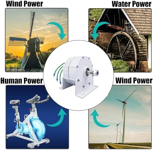 3000W Vertical Wind Turbine Generator Kit with PMG Controller - 12V Renewable Energy System for Hybrid Wind-Solar Solutions, Ideal for Off-Grid Power Applications
