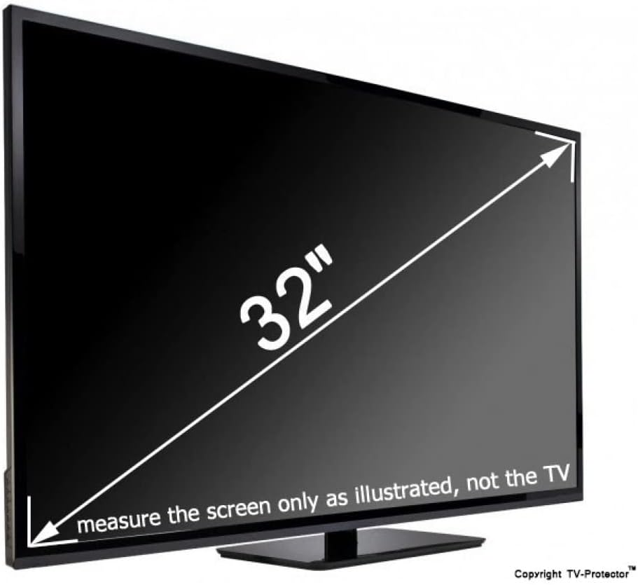 32 inch TV-ProtectorTM TV Screen Protector for LCD, LED, OLED and QLED 4K HDTV